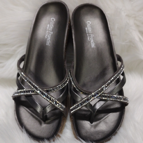 Italian Rhinestone Sandals - Picture 8 of 8